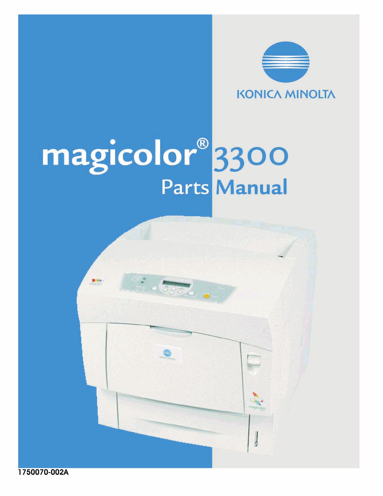 Konica-Minolta magicolor 3300 Option Parts Manual-1